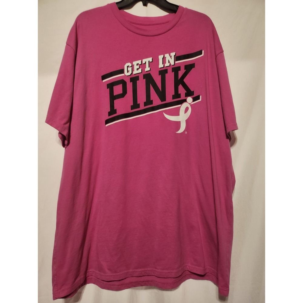 Susan Komen (Get in Pink) Breast Cancer Shirt Size 3X